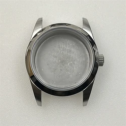 36mm Couple Sapphire Waterproof Glass Steel Case For NH35A/NH36/4R35A/4R36A Movement Watch Mod Pats