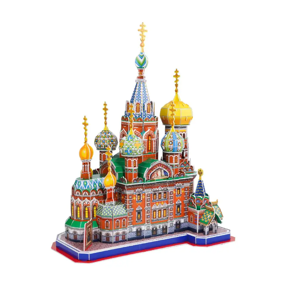 ST. Basil's Cathedral Church of The Savior on Spilled Blood 3D