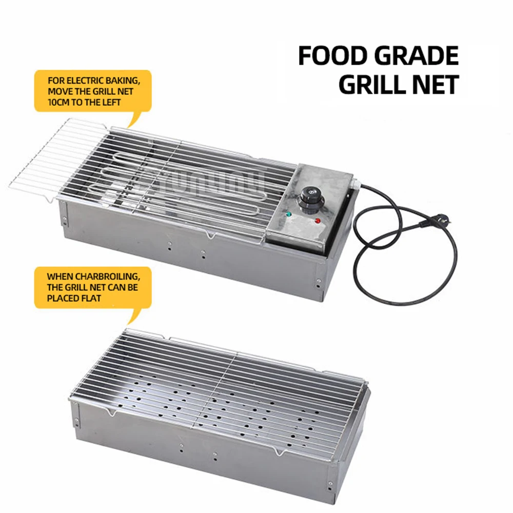 Charcoal Barbecue Grill Portable Folding BBQ Machine Camping Stainless Steel Asadores Electricos