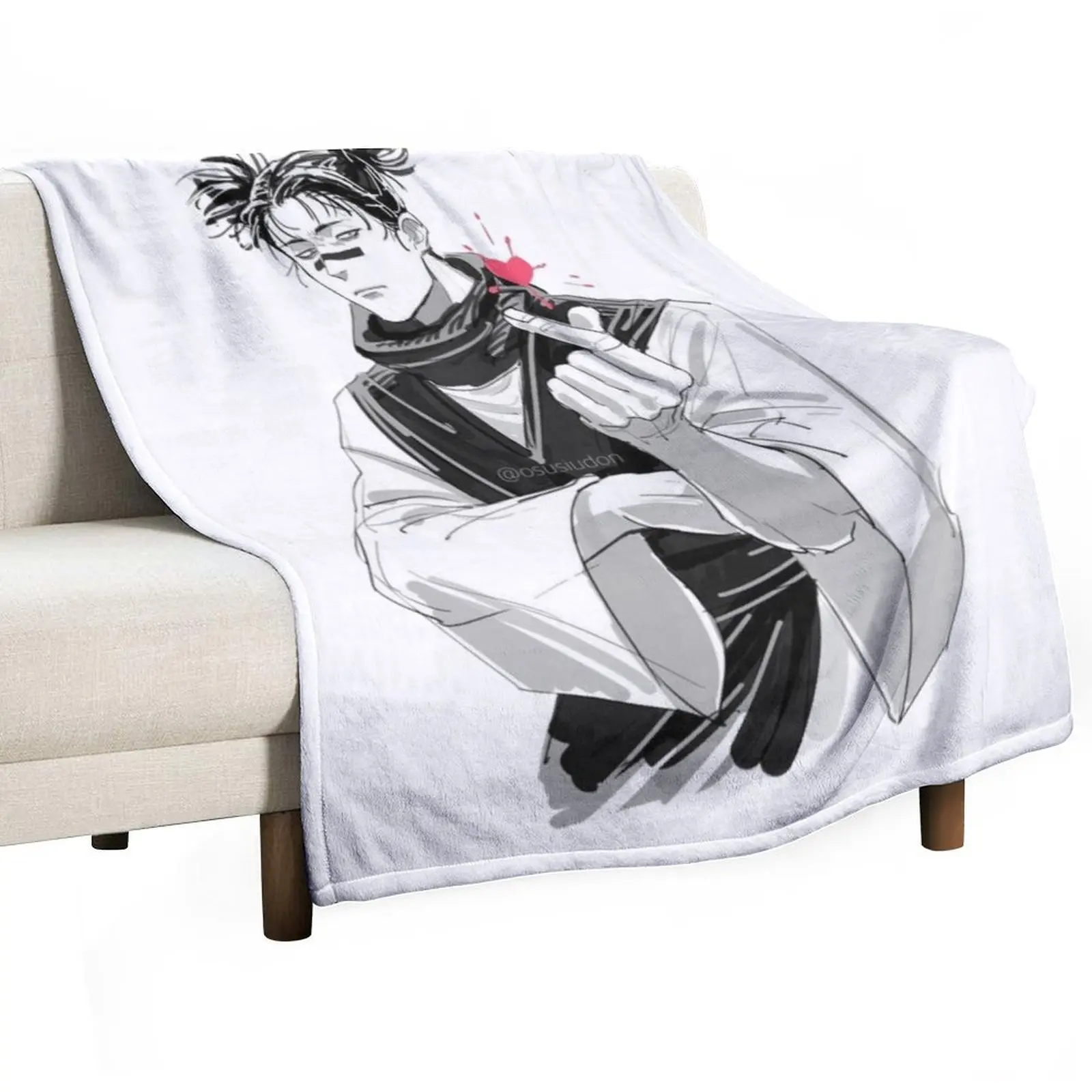 

choso Throw Blanket Summer cosplay anime Thermals For Travel Heavy Blankets