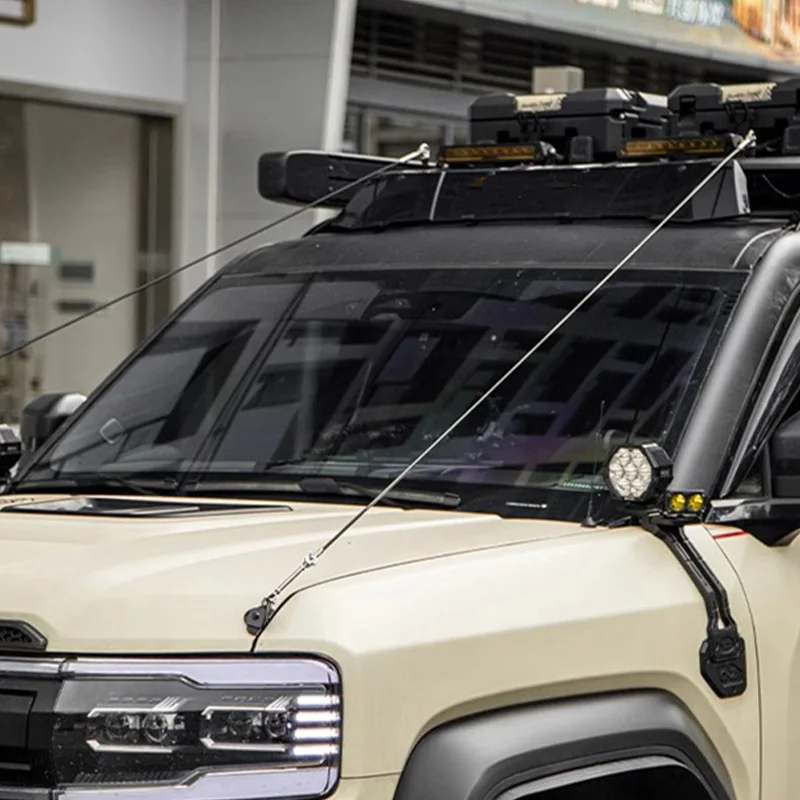 Para BYD FangChengBao Equation Leopard 5 8 2023 2024 2025 tira de protección del separador de ramas de la selva tropical pieza de modificación exterior