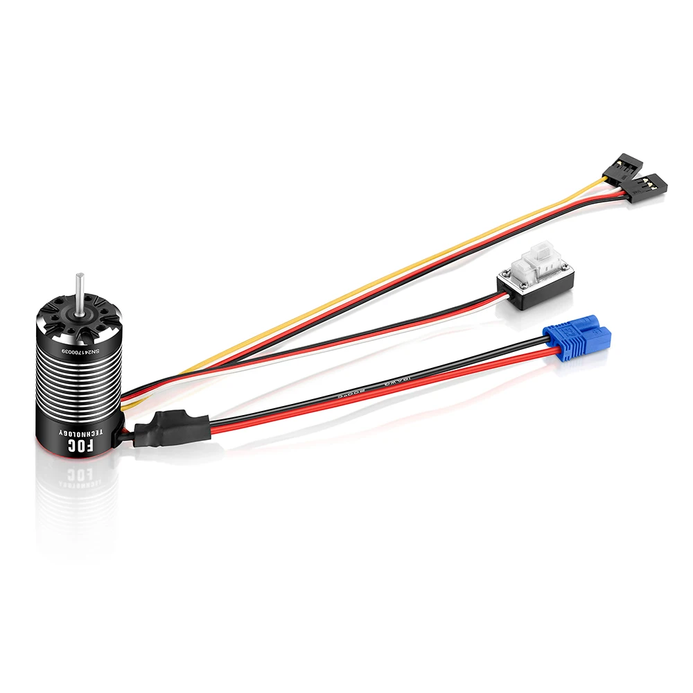 Hobbywing QuicRun Fusion Mini16 3000KV 30A Sensored Waterproof ESC Motor 2-in-1 For 1/16 1/18 RC Crawler Car