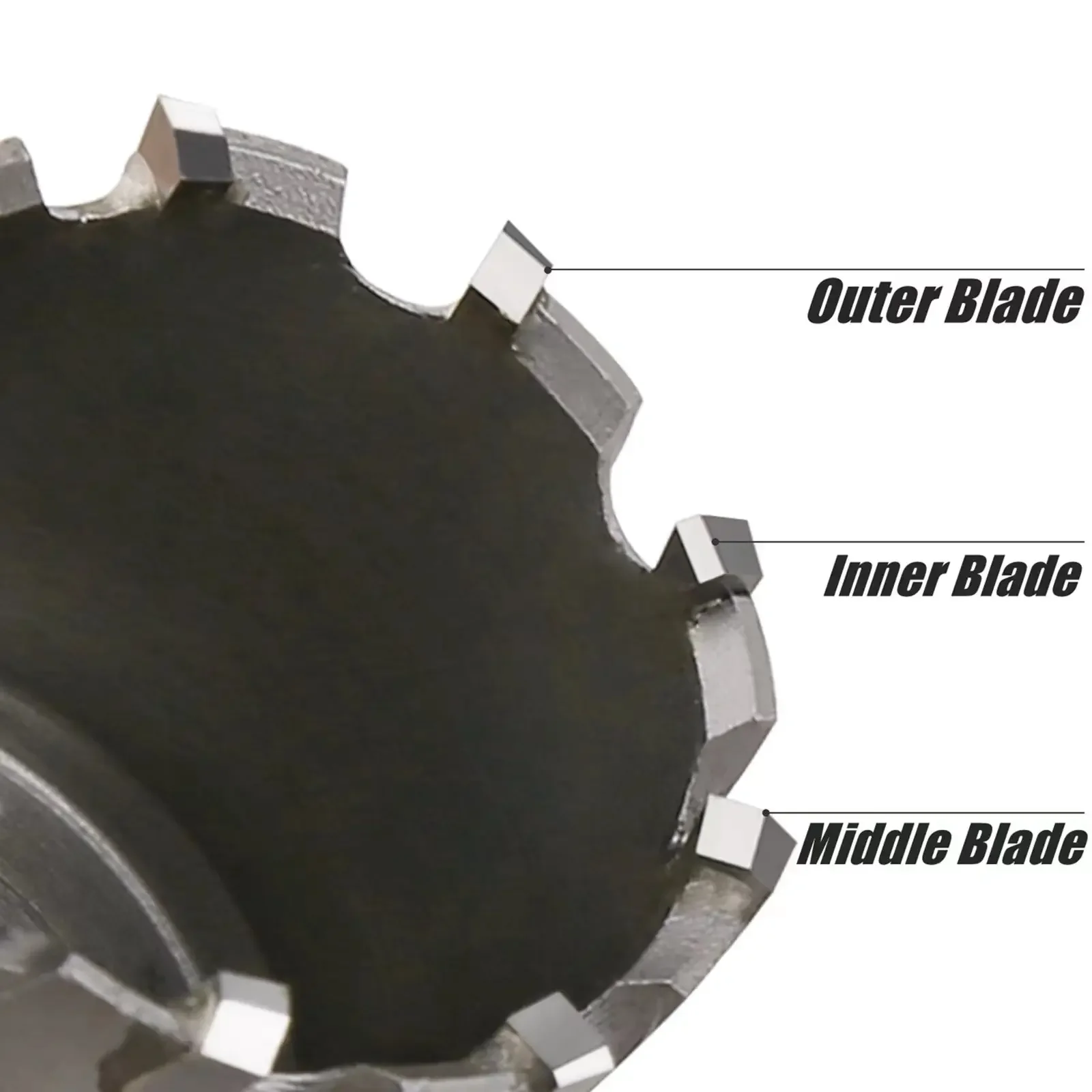 Imagem -05 - Vearter-carbide Tct Hole Saw Kit Bits Piloto para Hard Metal Aço Inoxidável Cobre Ferro Liga de Alumínio Pcs