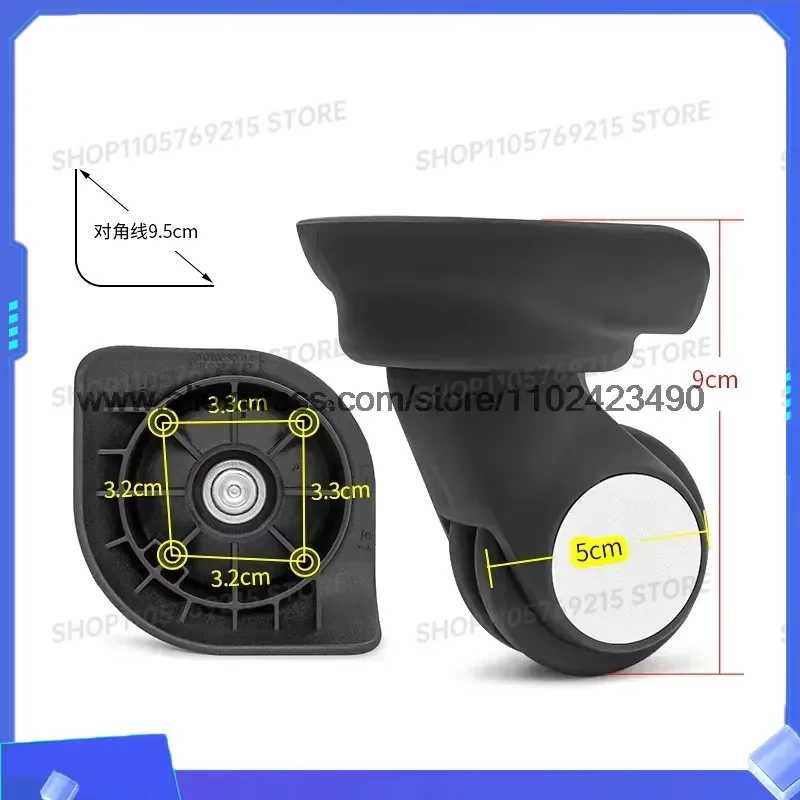for W146 American Travel Trolley Luggage Accessories Wheel Replacement for Red Eagle L-C Universal Wheel Travel Box Leather