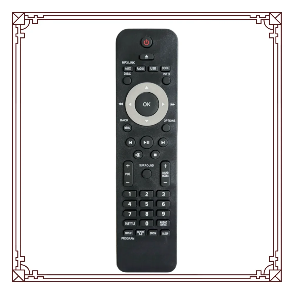 New remote control fit for Philips Home Theater System HTS3539/12 HTS3569/98 HTS2500 HTS3201/12 HTS3377 HTS3020/05 HTS3376/12