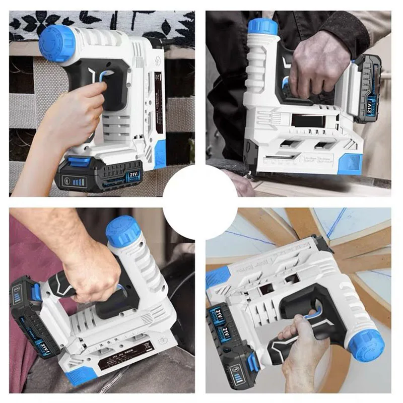 6Ah Cordless Electric Nailer Charging Mode Nailer Nailer Air Nail Lithium Battery Woodworking Nailer woodworking nail gun