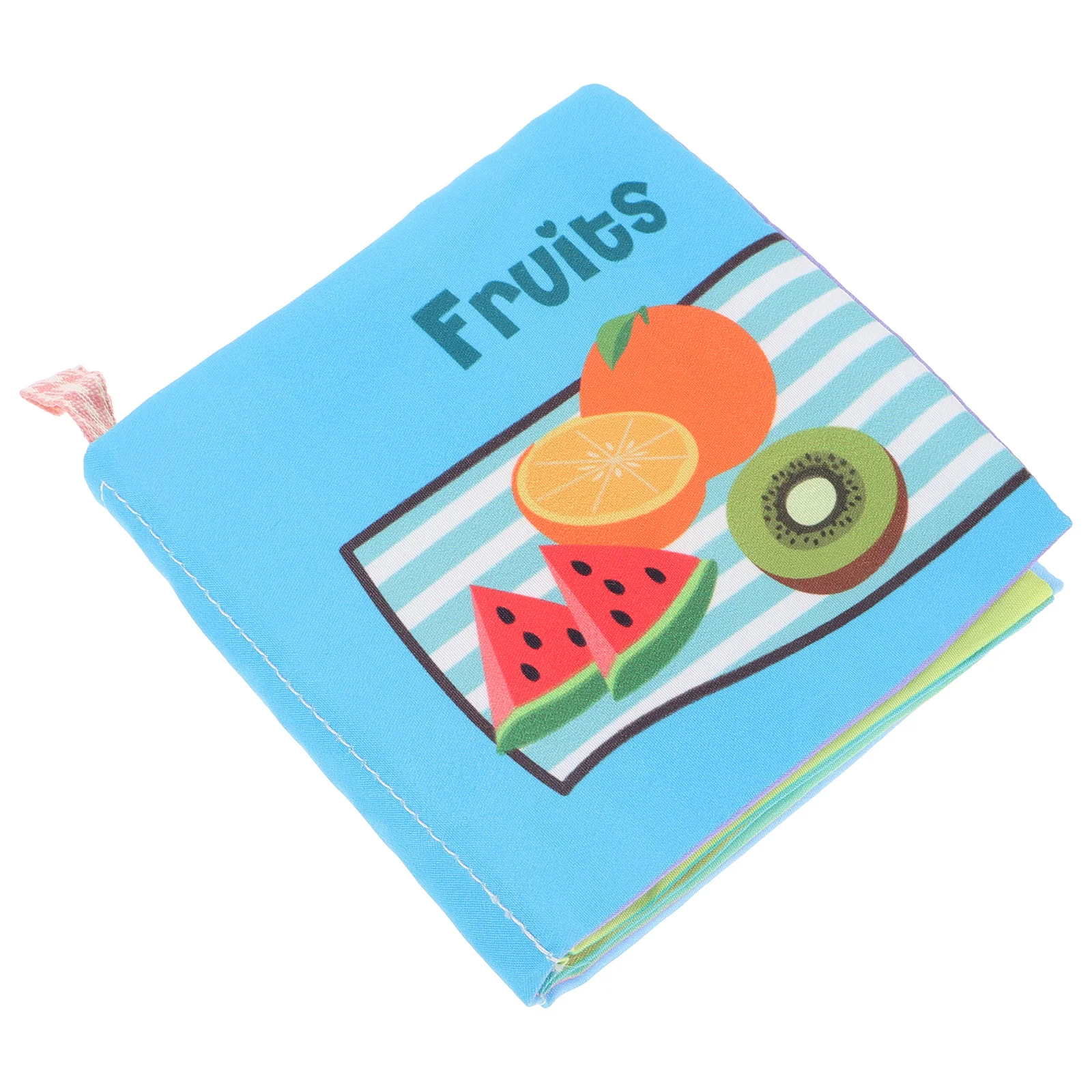 Soft Baby Cloth Bath Book Crinkle Sound Pages Early Learning Cartoon Fruit Recognition Infant Interactive Bath Book