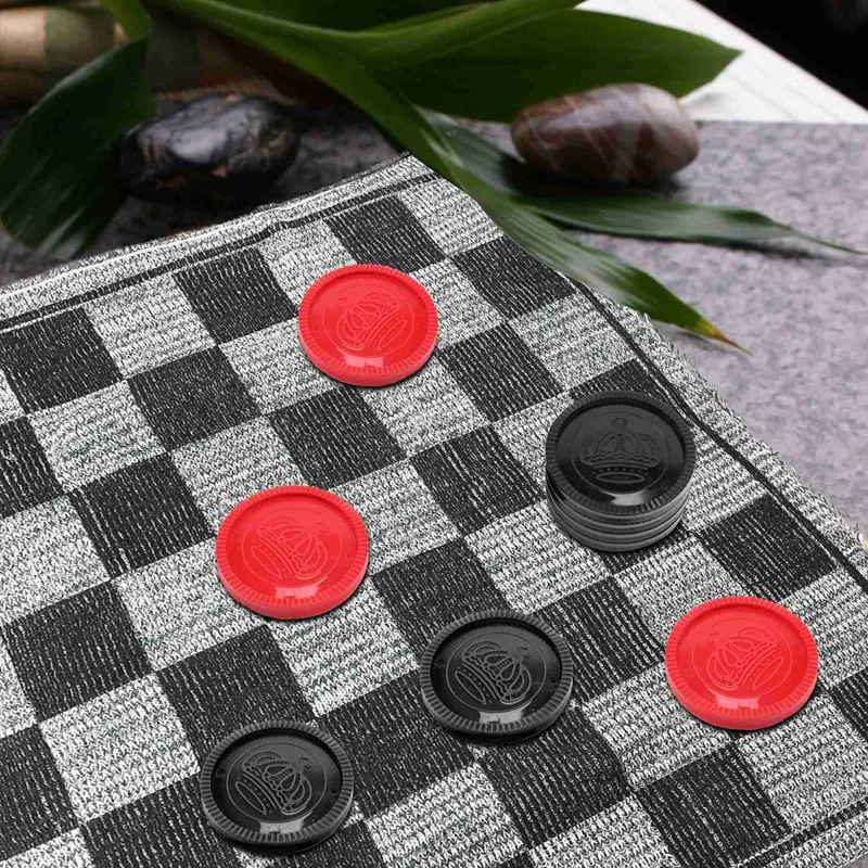 Giant 3-In-1 Checkers And Mega Tic Tac Toe With Reversible Rug - Indoor/Outdoor Jumbo Board Games For Family Fun & Parties