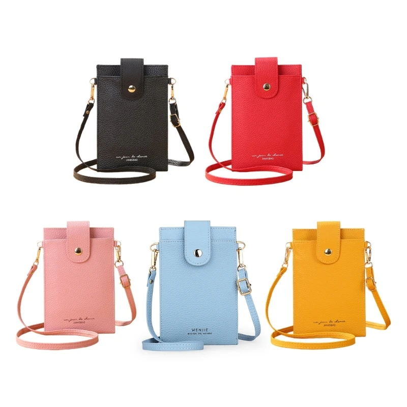 Female Bag Girls Cell-phone Pocket Women Small Crossbody Bag Ladies Thin Shoulder Bag Mini Card Purse E74B