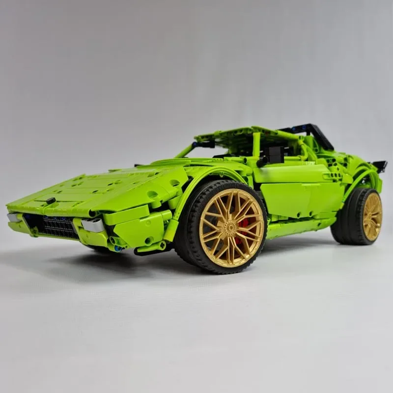 New Technical 1974 Supercar  MOC-93183  HF Fit Sports Combination Building Block Bricks Model boy Kids Birthday Toy Gifts