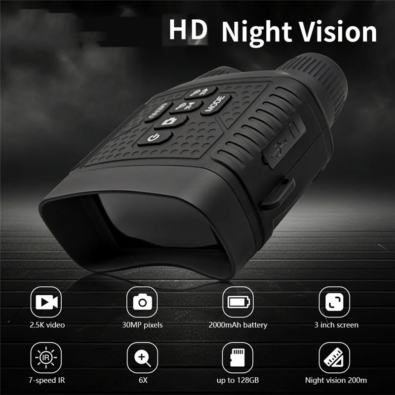 FFYY-2.5K HD デジタル双眼鏡 HD 写真とビデオデジタル双眼鏡屋外赤外線ナイトビジョン望遠鏡