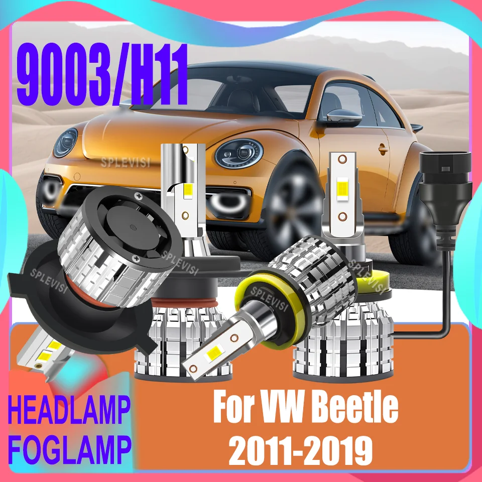

Long-Lasting Car LED 3570 CSP Headlight Fog Light Enhanced Visibility For VW Beetle 2011 2012 2013 2014 2015 2016 2017 2018 2019