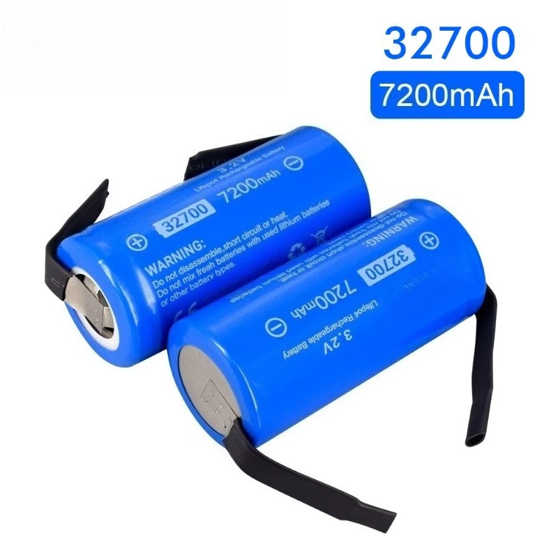 32700 LiFePO4 Power Battery 3.2V 7200mAh Flat Top  for Street Lamp Energy Storage