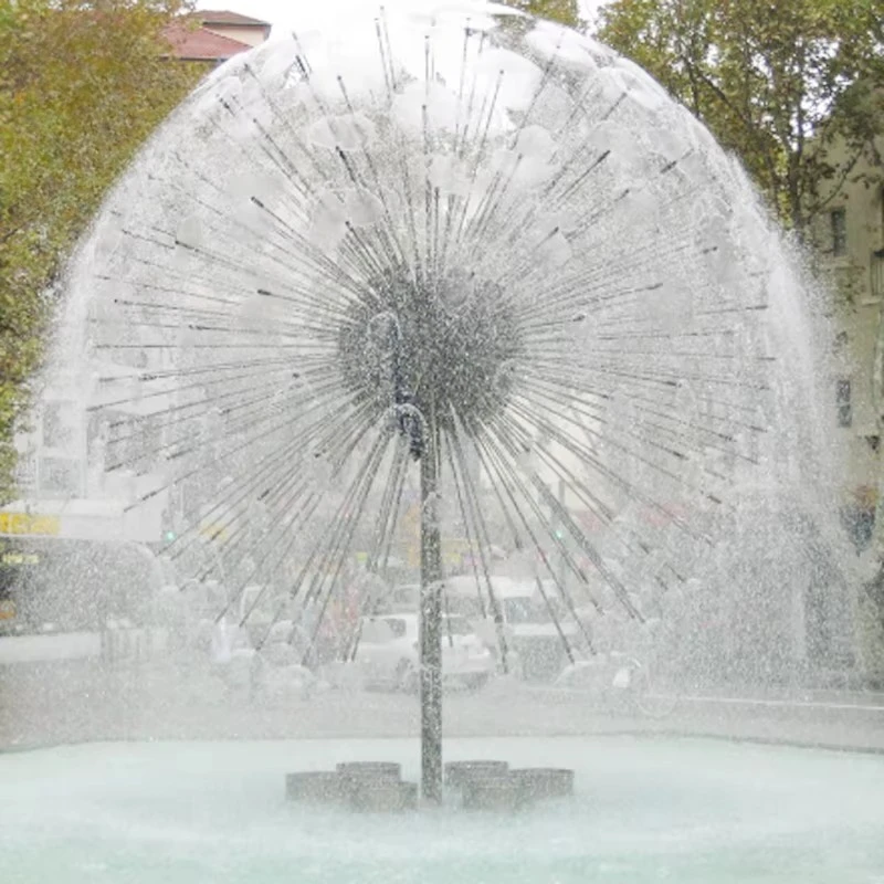 

Factory outlet durable, high copper stainless steel dandelion sprinklers for garden and park decoration.