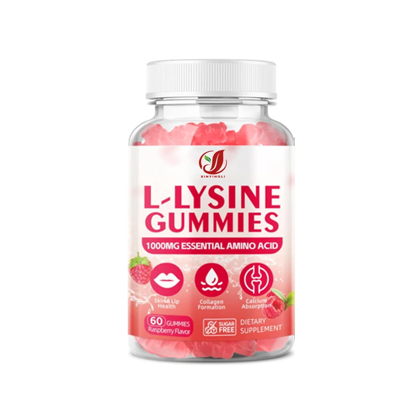 

Жевательные конфеты с L-лизином 1000 мг для поддержки иммунитета и здоровья кожи - вегетарианские, без глютена, 60 жевательных конфет