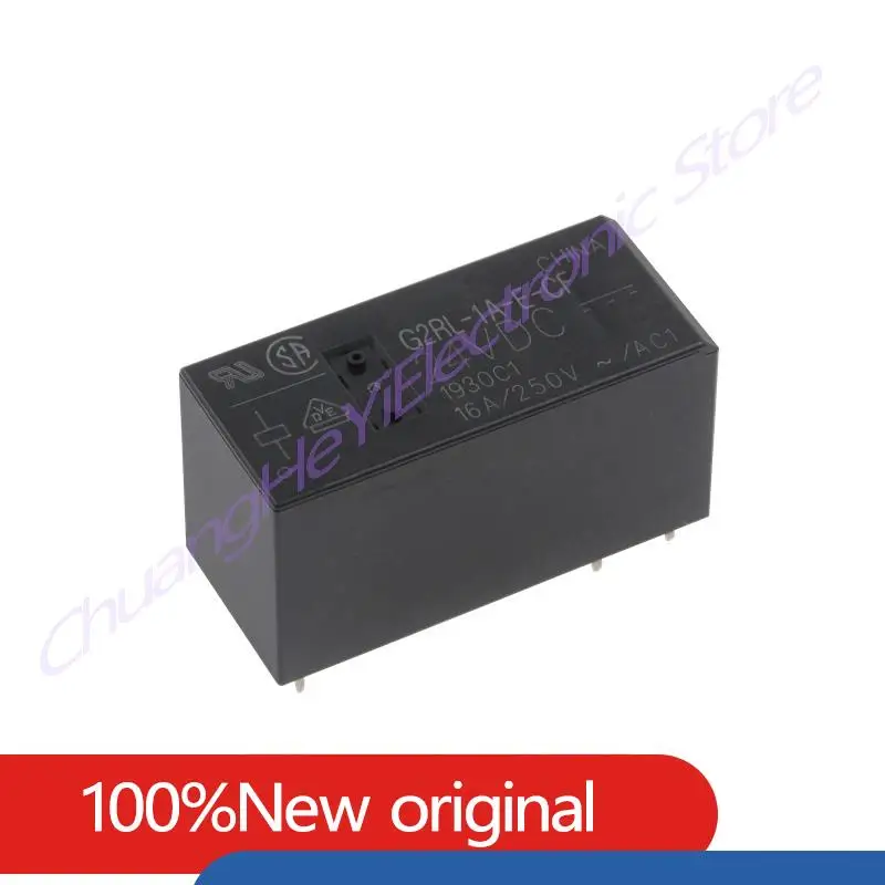 10Pcs/Lot Relay G2RL-1A-E-CF-5VDC G2RL-1A-E-CF-12VDC G2RL-1A-E-CF-24VDC 6Pin 16A 250VAC DC5V 12V 24V