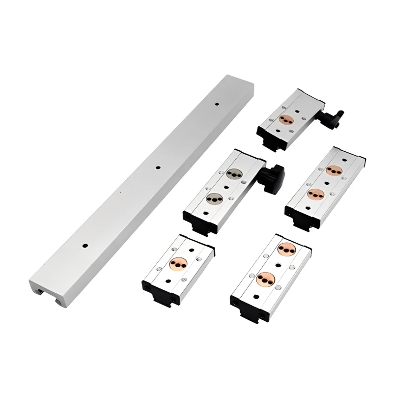 Dual-Axis Guide Rail Linear Rail 1/2PCS SGR10 100-1150mm+High Speed Guider Locking Slider SGB10-3/4/5 Wheel+Lock