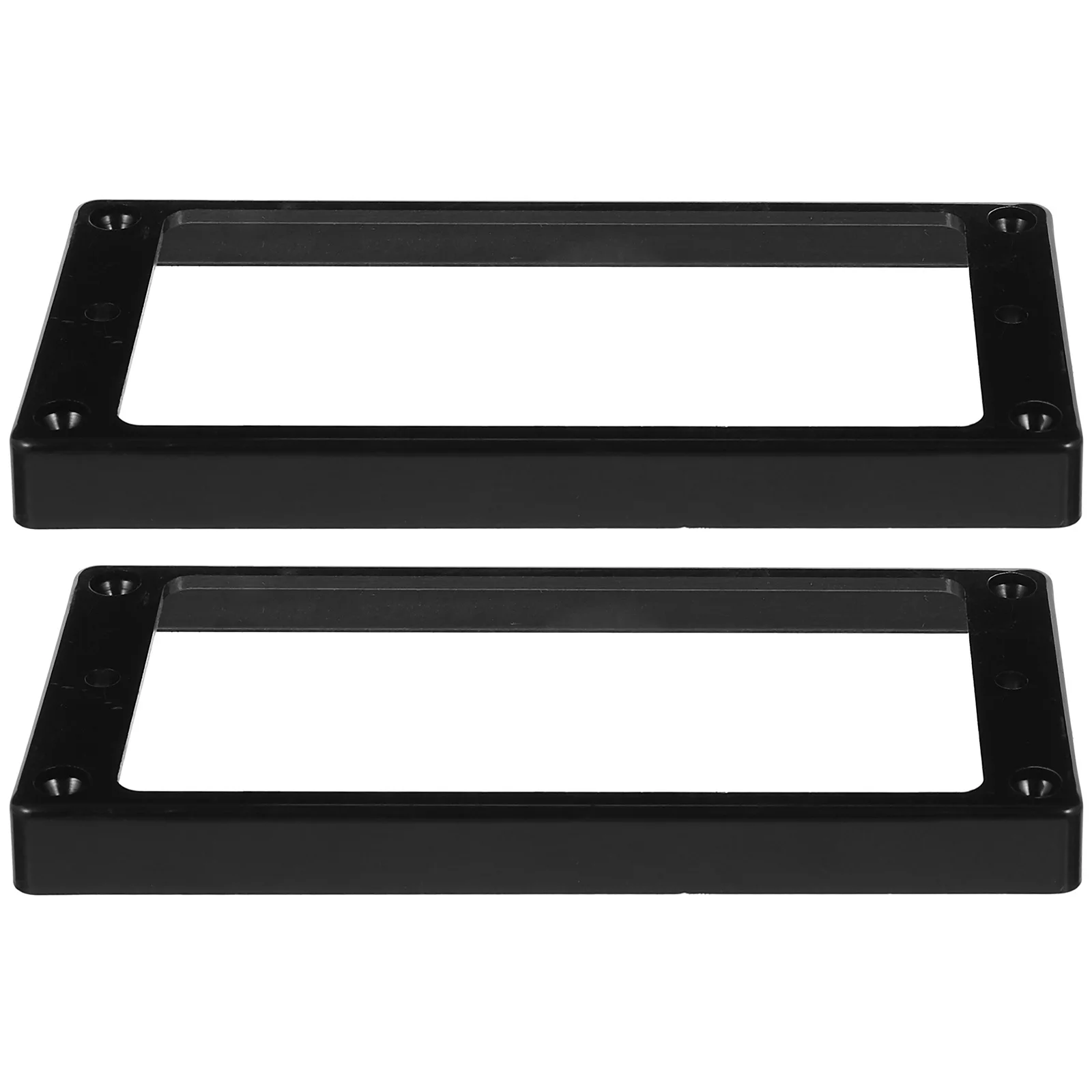 

2pcs Double Humbucker Pickup Plastic Ring Electric Guitar Replacement Part Durable Protective Frame Practical Mounting Rings
