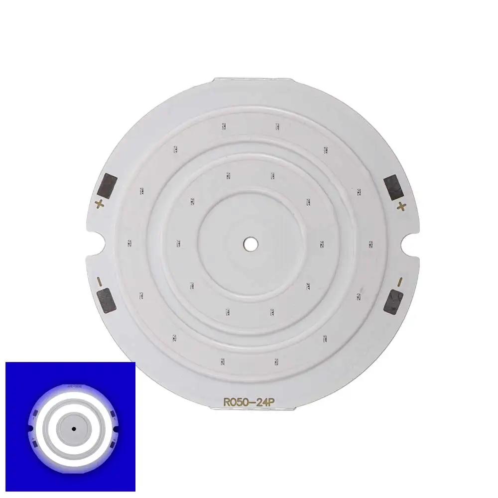 

2W DC 3V 4V Round Double Ring COB Warm/Cold/Red/Blue Light Circular LED Lighting Components Light Plate COB Lighting COB Chip