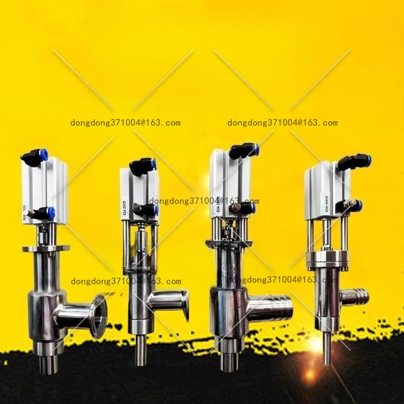 

304 stainless steel paste liquid filling anti-drip filling head quick loading pagoda type discharge valve