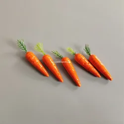Easter Decoration Simulation Mini Carrot Foam Simulation Vegetable Carrot Children Easter Gift Home Decor Doll House Accessories