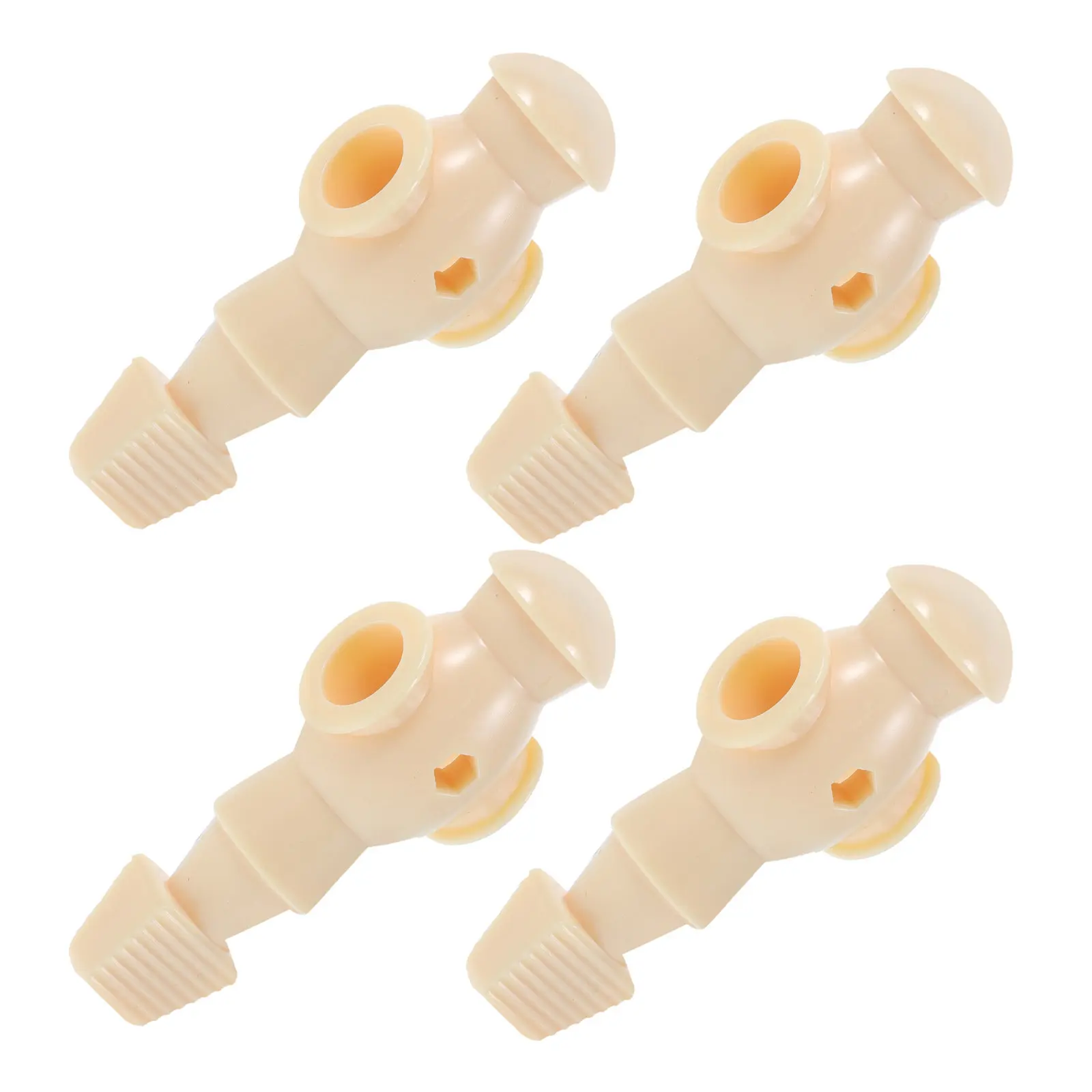 

4Pcs Table Football Figures Premium Resin Foosball Players Impact Shatter Proof Design Table Soccer Game Replacement