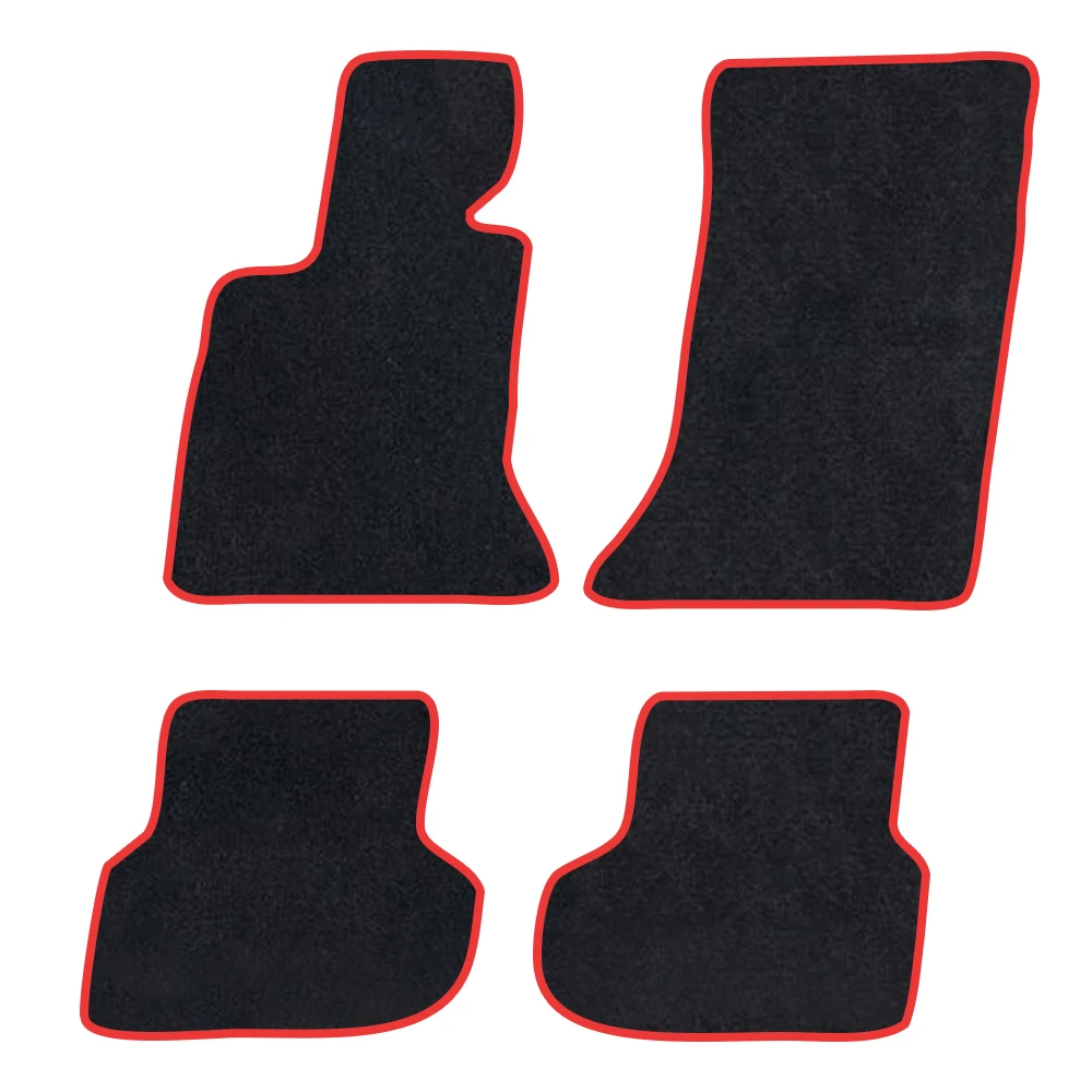 

4PCS Car Floor Mats For Bmw 5 series 2010-2013 F10 Saloon Rugs Automotive interior Special Car Mats Full Set