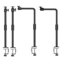 Projector Desk Mounted Bracket Practical Tilt 90 Degree Projector Mount Stand for Hotel Living Room Bedside Bedroom Smartphone