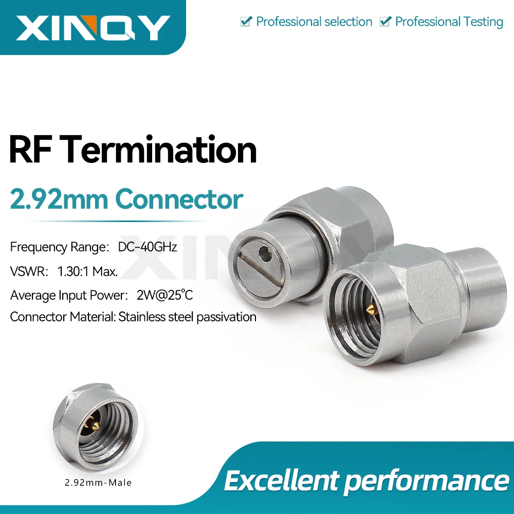 XINQY 2.92mm Coaxial Load DC-40G Precision High-Frequency K-Type Female 2.92-JL Millimeter-Wave Anti-Interference Load