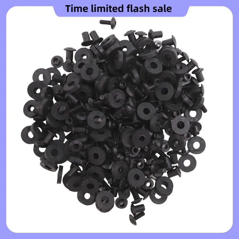 

A40T 500Pcs Tek Lok Screw Set Chicago Screw Comes With Washer For DIY Kydex Sheath Hand Tool Parts