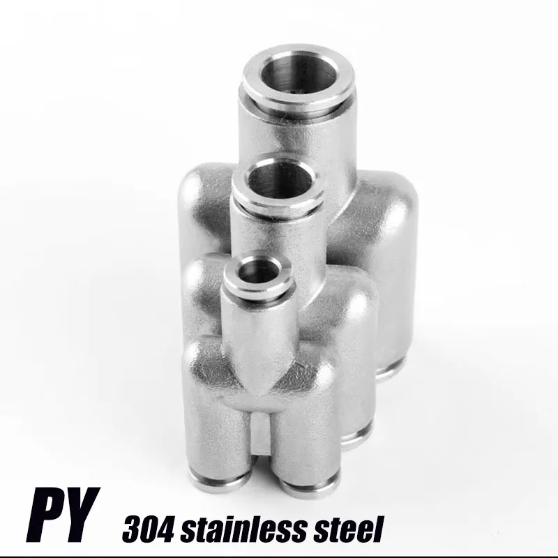 PU Air Tube Quick Connect Coupling, Straight/Elbow/Tee/Cross Connector, Pneumatic Tool Accessory, Model PY/PE/PU-46810