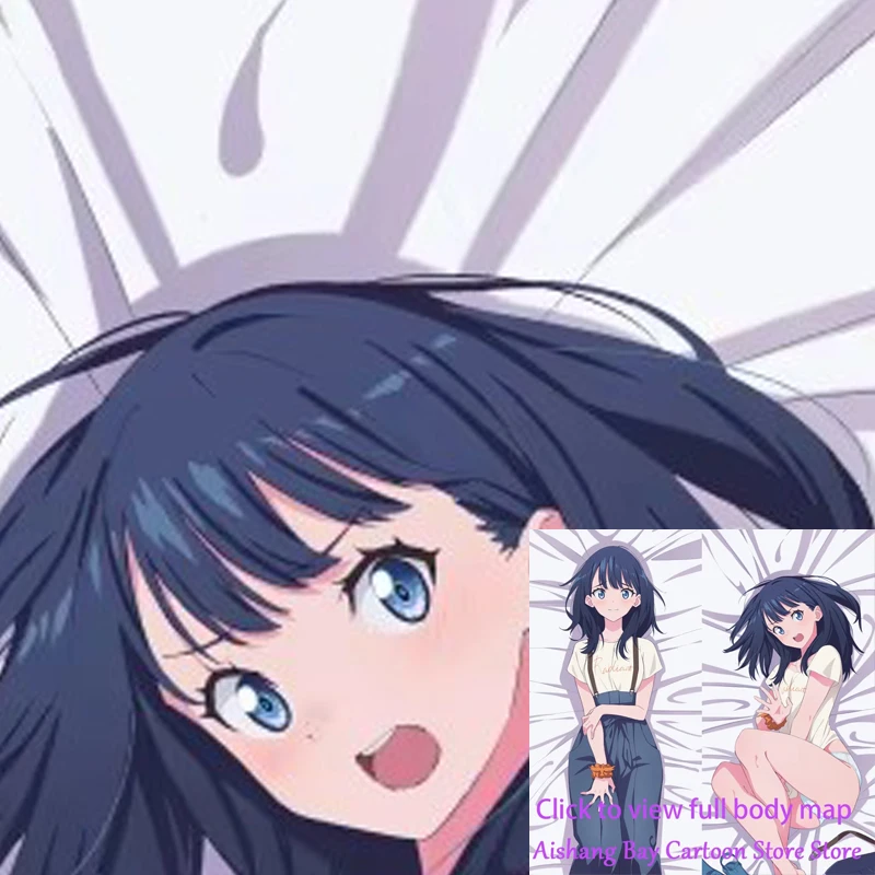 

Dakimakura Anime Pillow Cover Rikka Takarada Double Sided Print Life-size Decoration