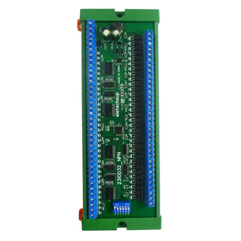 32CH RS485 IO Master-Slave Remote Control Switch Board NPN/PNP Isolation Input 300MA MOS Output Modbus RTU PLC Module rozszerzeń — zdjęcie 2