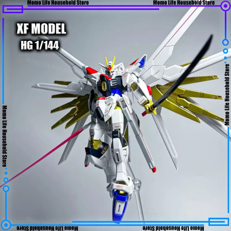 En Stock XF modèle 1/144 HG ZGMF-X20A Strike Freedom assemblage modèles Kits Anime figurine Robot modèle en plastique cadeaux jouets