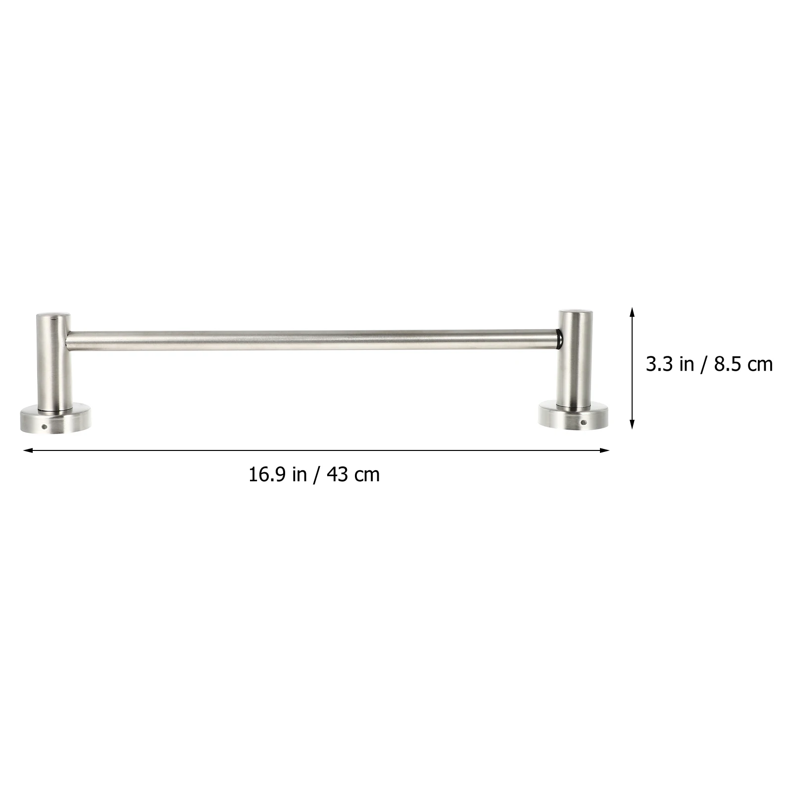 

Stainless Steel Towel Bar H Rod Rack Hanger Multifunction Retractable Pole Bath Holder Modern Design Bathroom Facility
