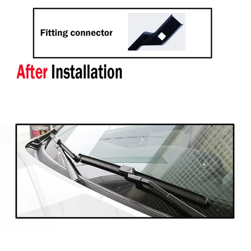 Imagen 2 del producto Limpiaparabrisas delantero y trasero de Erick, juego de limpiaparabrisas para Peugeot 308 T9 Hatchback 2014 - 2020, ventana de parabrisas de 24 ""+ 18"" + 9""