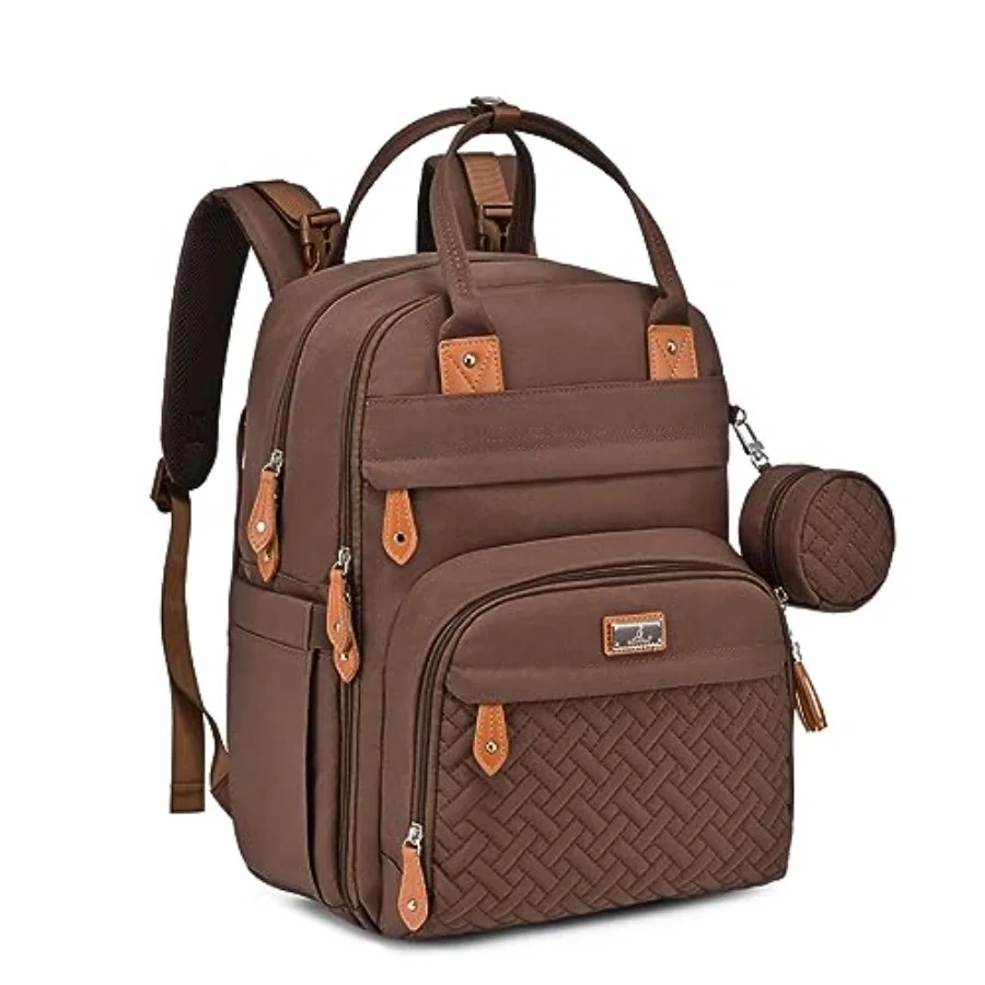 

BabbleRoo Diaper Bag Backpack - Baby Essentials Travel Tote - Multi Function Water Resistant Diaper Bag Travel Essentials Baby