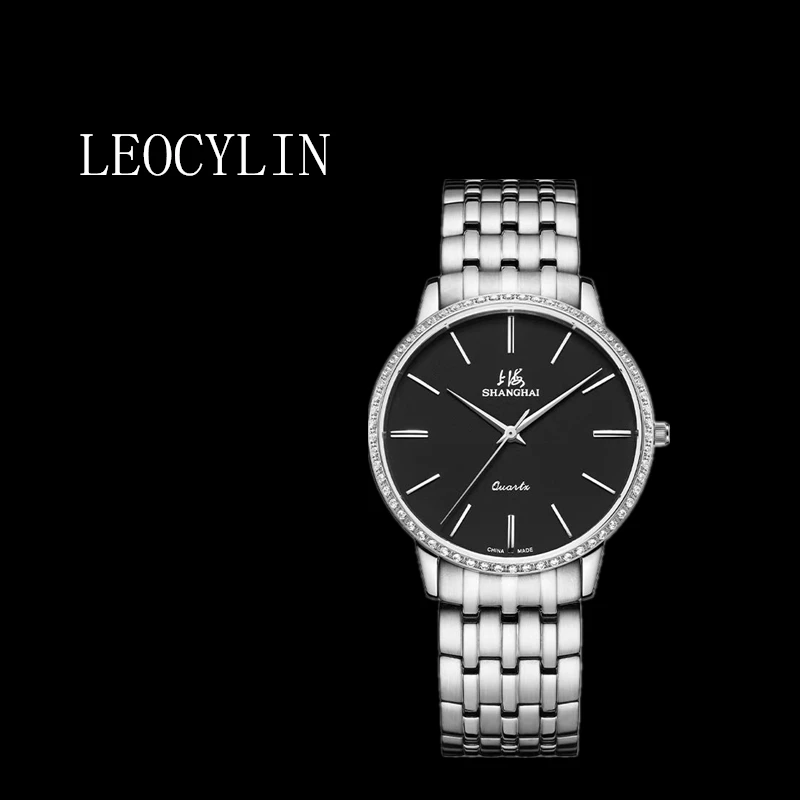 

LEOCYLIN Shanghai original quartz watch sapphire waterproof Fashion business for men crystal Wristwatches Relogio Masculino