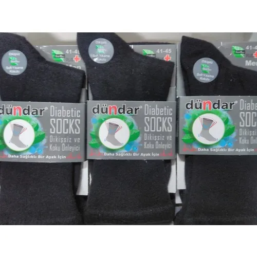 Six-party Black Diabetic Socks High Quality Men Socks