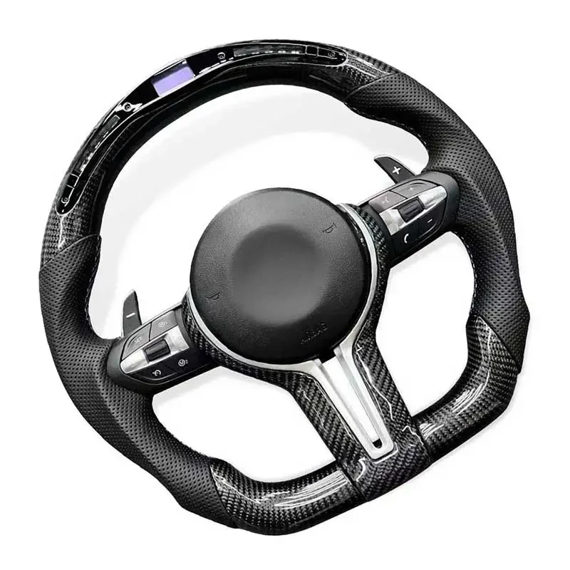 Racing LED Carbon Fiber Steering Wheel for BMW F10 F30 F11 F31 F34 F32 F33 F36 F20 F22 F23 M3 M4 M5 M6 Steering Wheel Assembly