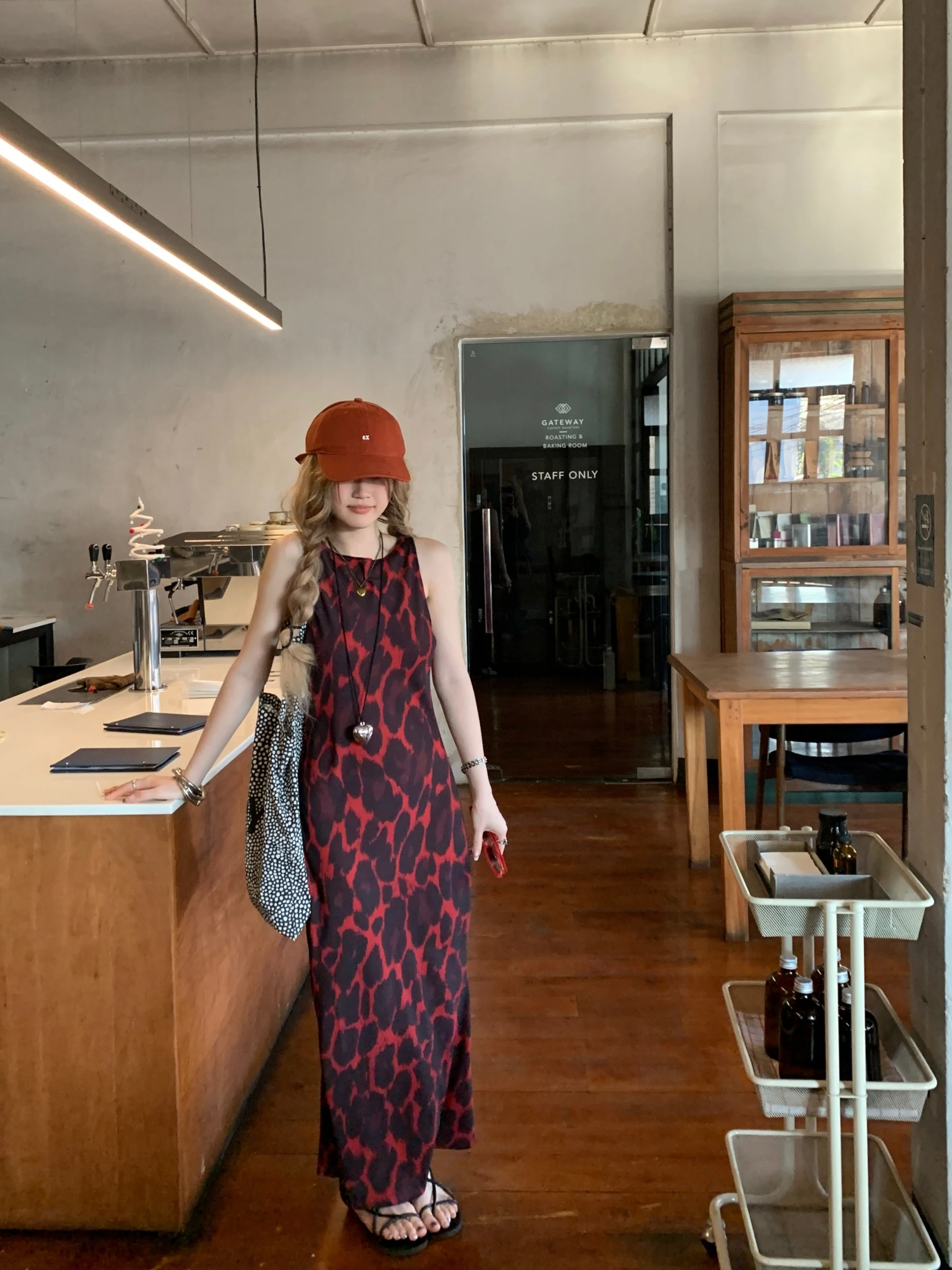 Vestido de verano de talla grande para mujer, nuevo, color rojo vino, con estampado de leopardo y floral, estilo chaleco, falda acampanada, ajuste favorecedor, para el día a día.