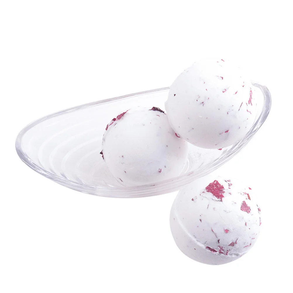 1 pz olio essenziale di rosa naturale per una pelle liscia idratata rilassante palla da bagno con bolle regalo spa