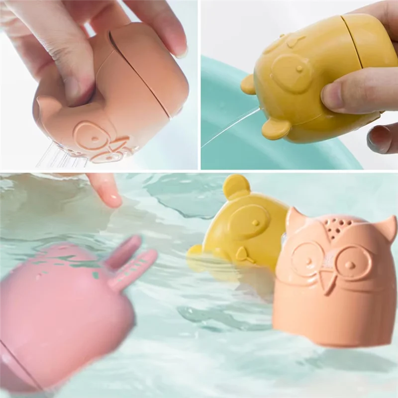 

ABJL-Cute Cartoon Animal Bath Sprinkler Bathtub Water Swim For Children