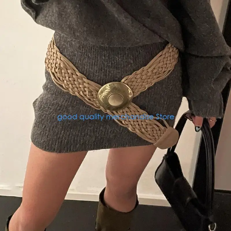 Y5JD حزام عريض كاكي متعدد الأغراض لراقصات المسرح زي الخصر مجوهرات الجسم بيان أزياء الشاطئ متعدد الاستخدامات