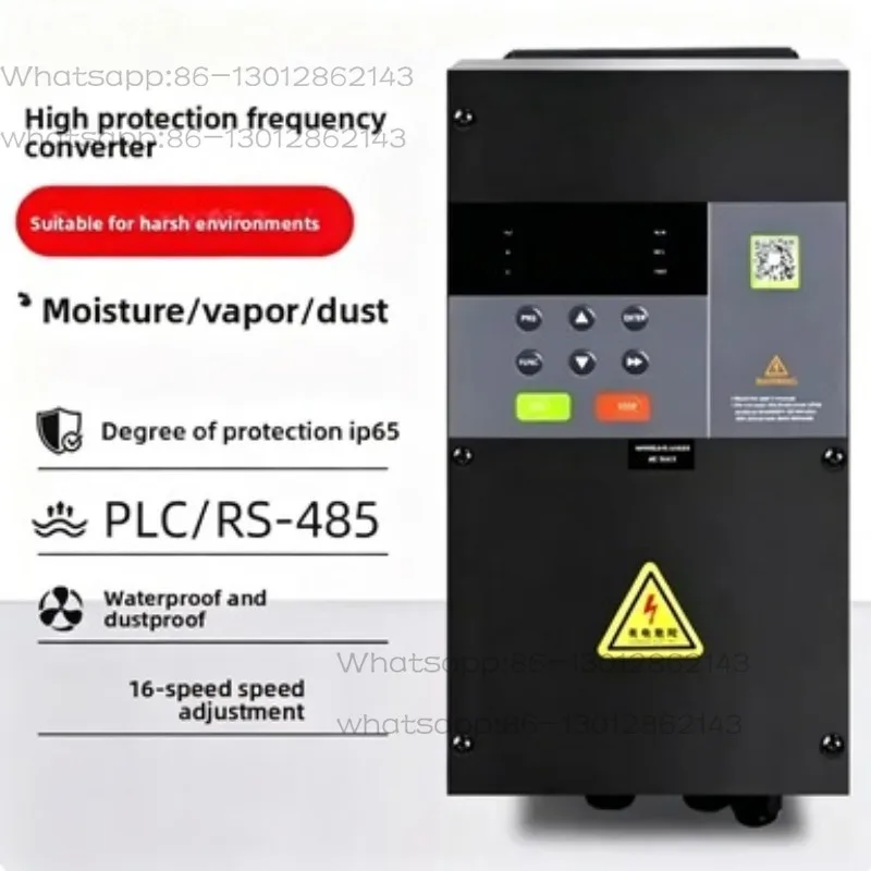 IP65 Waterproof 380V 3 Phase VFD Inverter Dustproof Moisture-Proof Crusher Motor Speed Governor