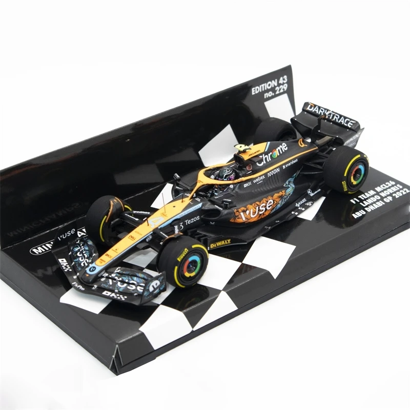 MINICHAMPS 1:43 TEAM 2021 MCL35M 2022 MCL36 No.3 D.RICCIARDO / No.4 L.NORRIS Model Car