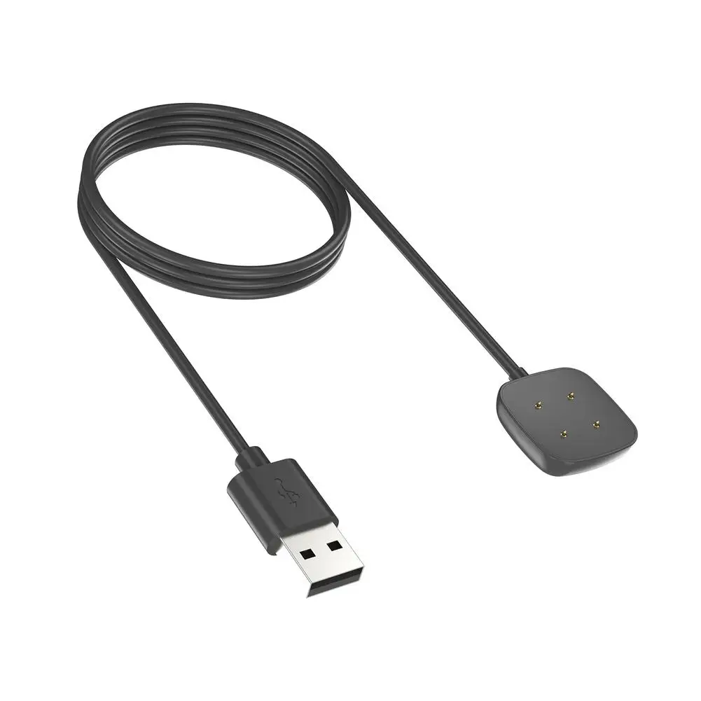 Inteligentny zegarek stacja ładująca Adapter kabel do ładowania USB magnetyczny przewód zasilający kompatybilny z Fitbit Versa 4/3 sensowne 2/1