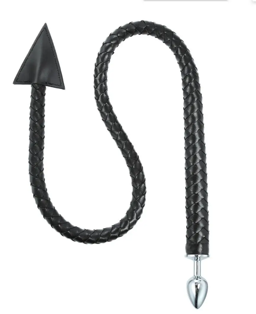 المكونات المعدنية الشرج بولي Leather الجلود سوط الوثن الشرج الجنس الشيطان الذيل تأثيري بعقب المكونات الشرج الجنس لعب للأزواج ألعاب الكبار S2590