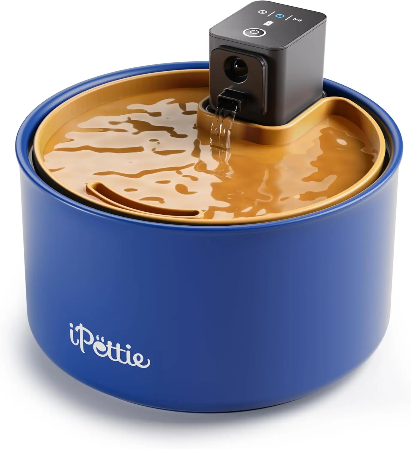 

Indoor Pet Drinking, Ceramic & ABS Material, No Color Specified, Cordless, 3 Water Modes, Ultra - Quiet, Rechargeable & Alerts