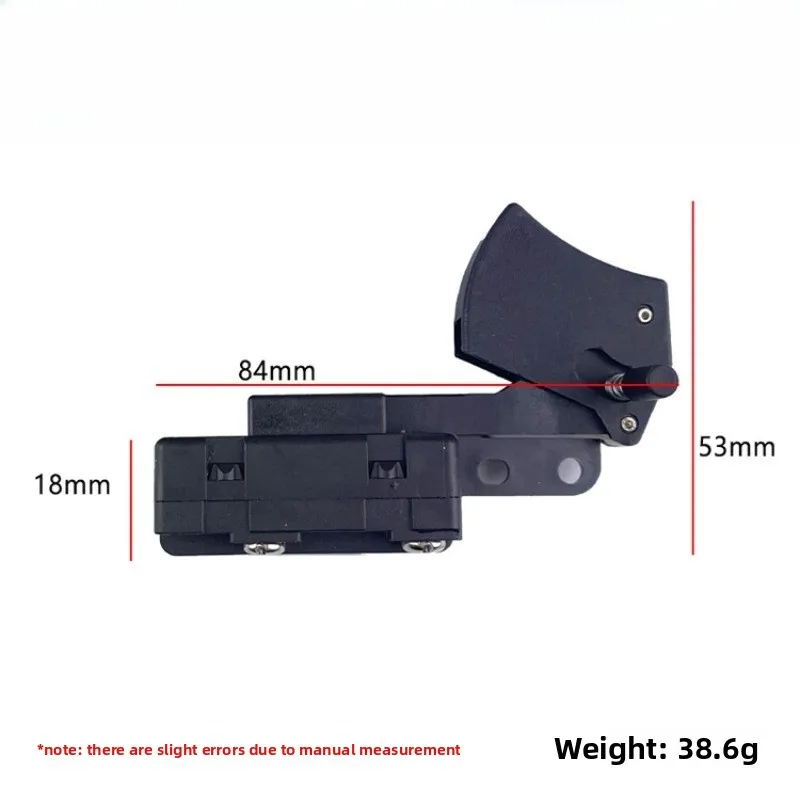 355mmCut Off Saw Trigger Switch, Industrial Grade Chop Saw on/Off Switch for Metal Cutting Machine, Power Tool Repair Spare Part